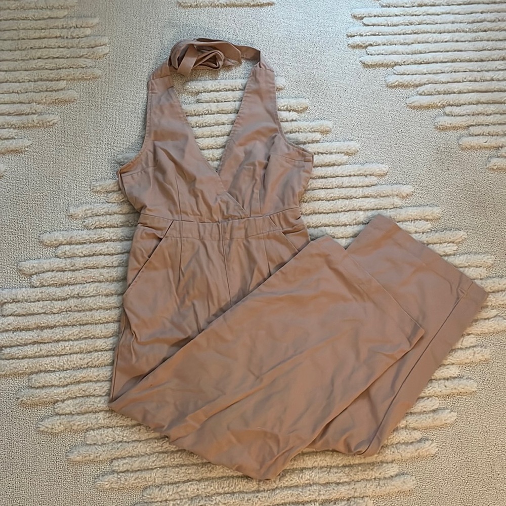 Forever 21: Cotton V-Neck Jumpsuit